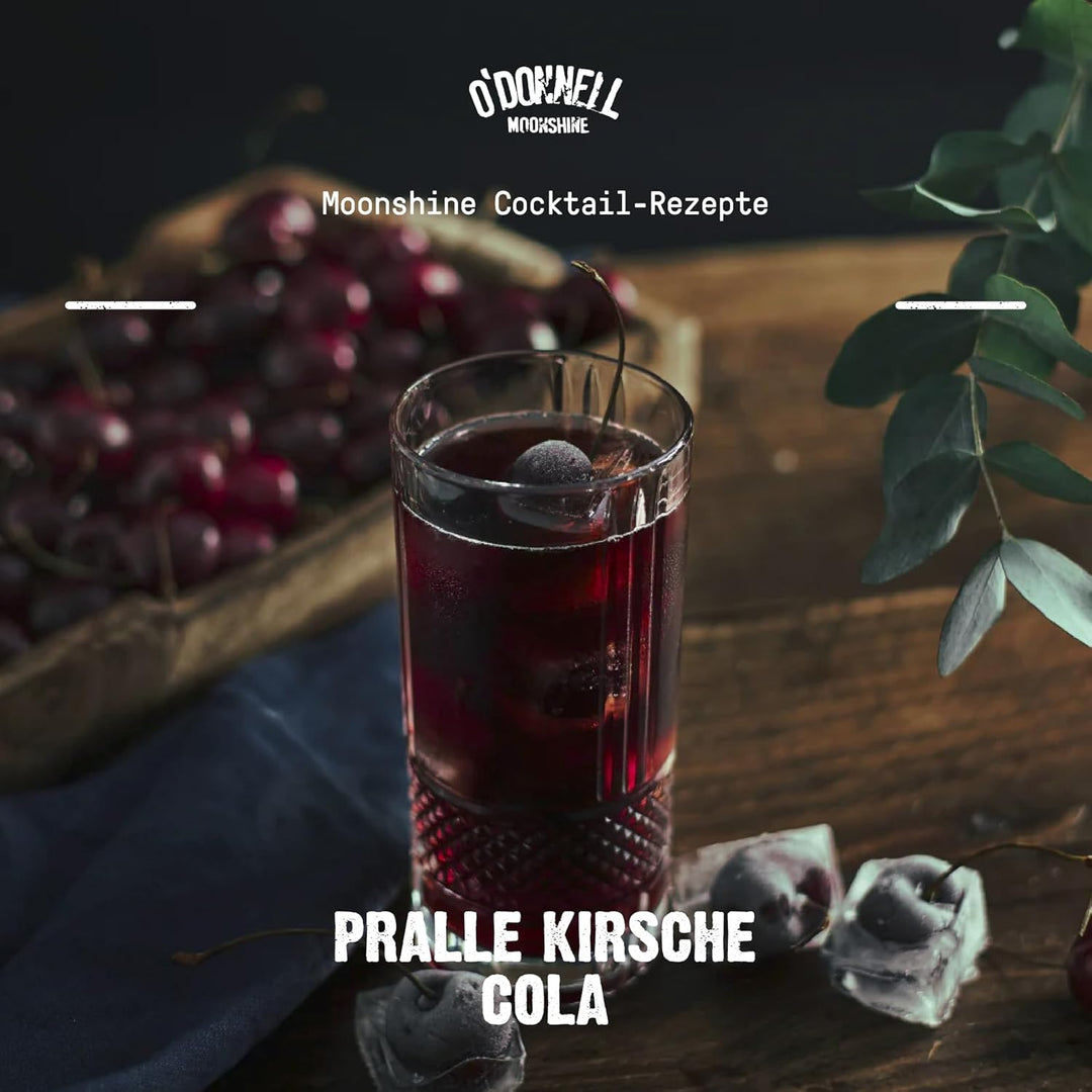 O'Donnell Moonshine - Pralle Kirsche Likör (700ml) - Handwerklich hergestellte Spirituosen aus Berlin - Premium Schnaps nach Amerikanischer Tradition - 20% Vol. Alkohol