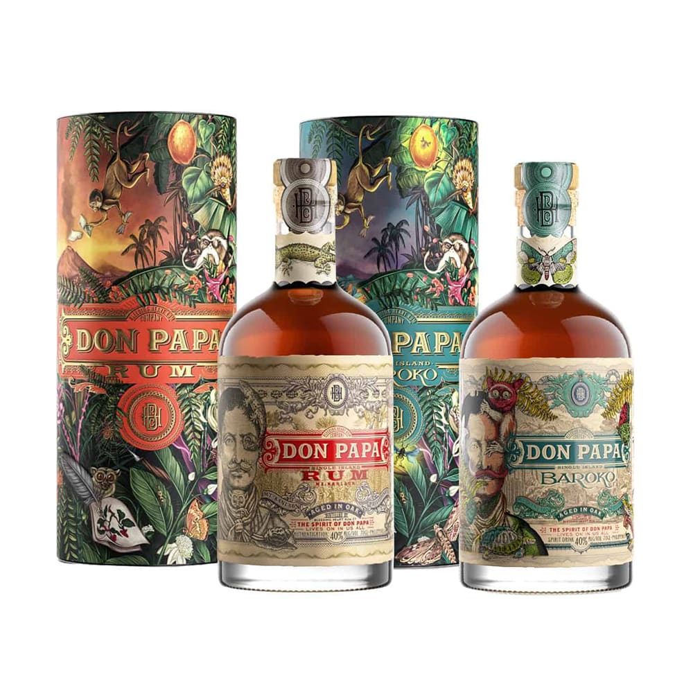 Don Papa Eco 7 Jahre 0,7L + Baroko Eco 0,7L im Set