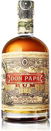 Don Papa Single Island Rum 7 Jahre 40% Vol. 0,7l in Geschenkbox/Tube/Canister