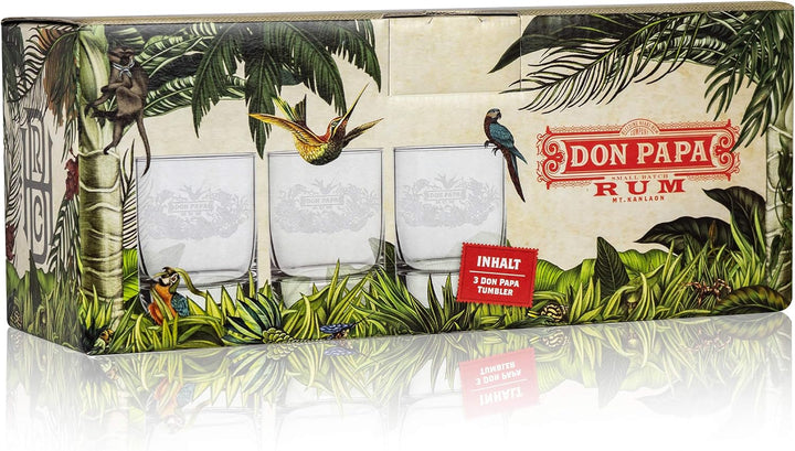 Don Papa Glas Set, 3 Stück (1er Pack)