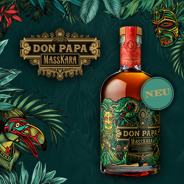 Don Papa | Masskara Rum Geschenkset | Street Art Canister | Standard Canister | Weich und fruchtig | Mit zarten Noten von Honig | 40% | 2 x 700ml | Geschenkset by Lange Theke