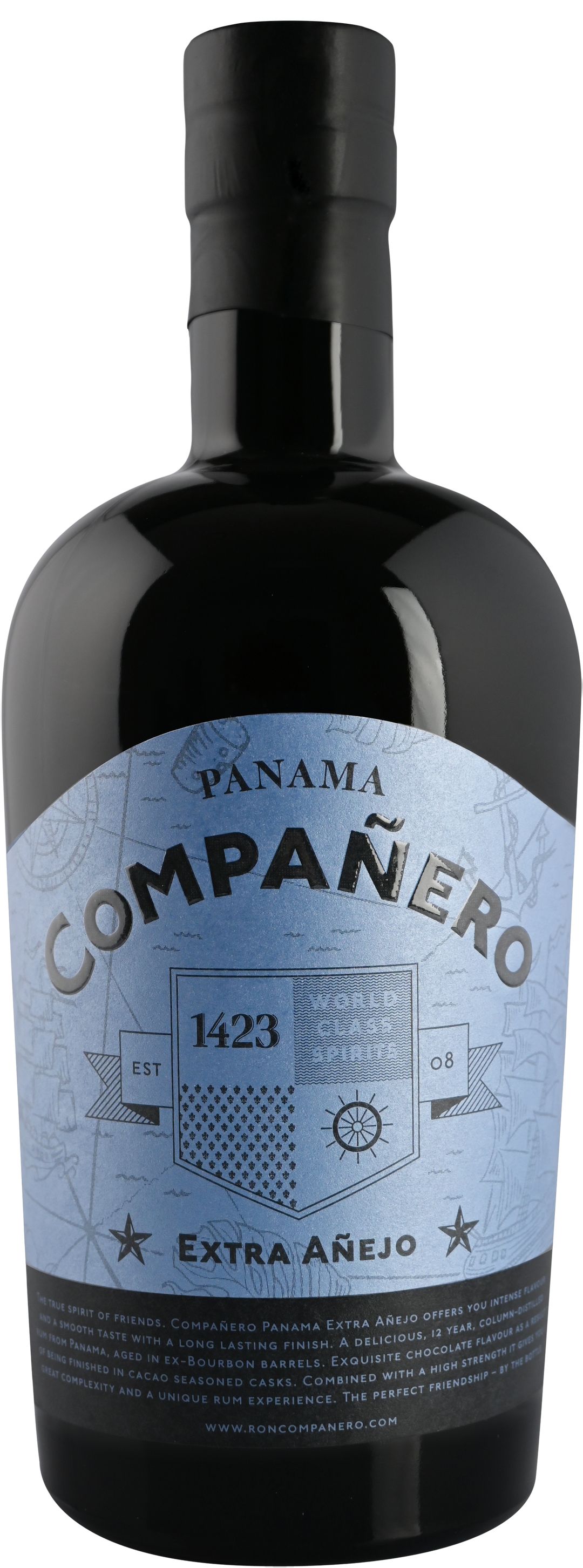 1423 World Class Spirits Compañero PANAMA Extra Añejo Rum 0,7L