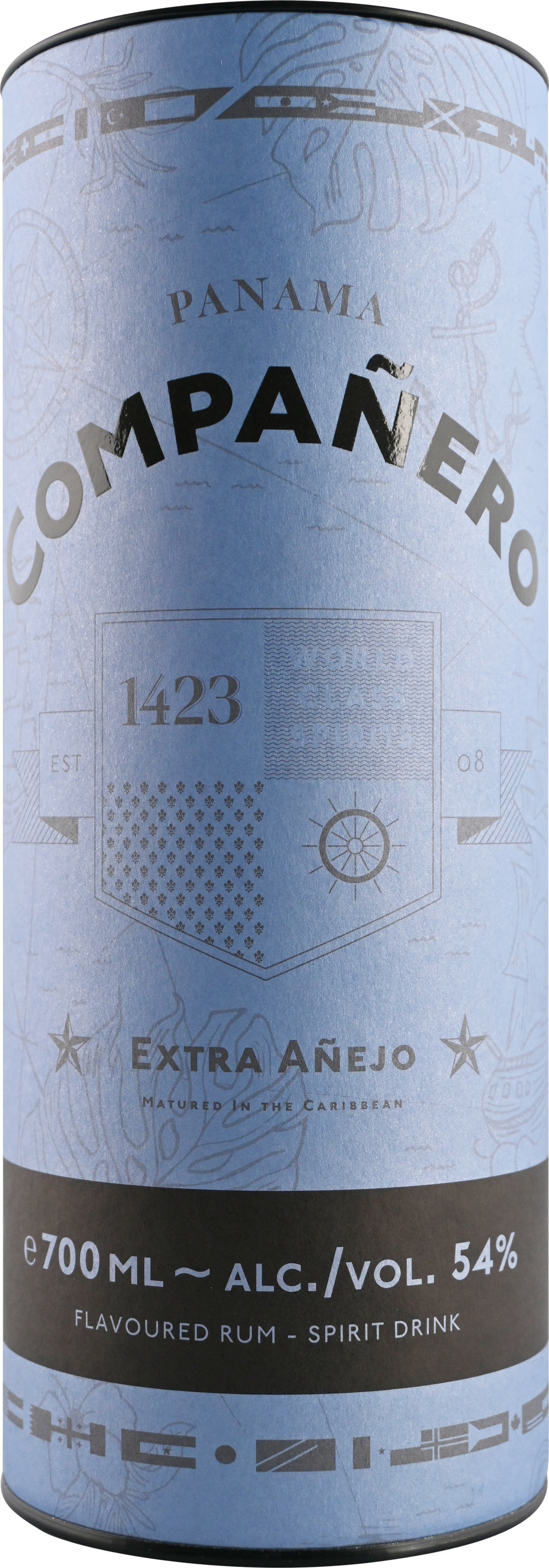 1423 World Class Spirits Compañero PANAMA Extra Añejo Rum 0,7L