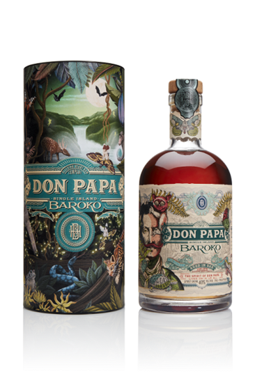 Don Papa Baroko 0,7L 40% Vol. in der neuen "End of the Year" Tube