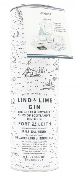 Lind & Lime Gin Geschenkbox mit Halstuch 44.0% 0,7l