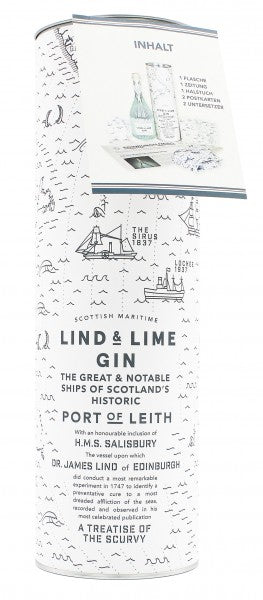 Lind & Lime Gin Geschenkbox mit Halstuch 44.0% 0,7l