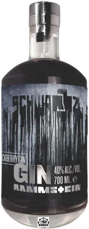Rammstein Black Gin Schwarz ( HEIDELBEERE GIN ) 40% Vol. 0,7 Liter Batch 1