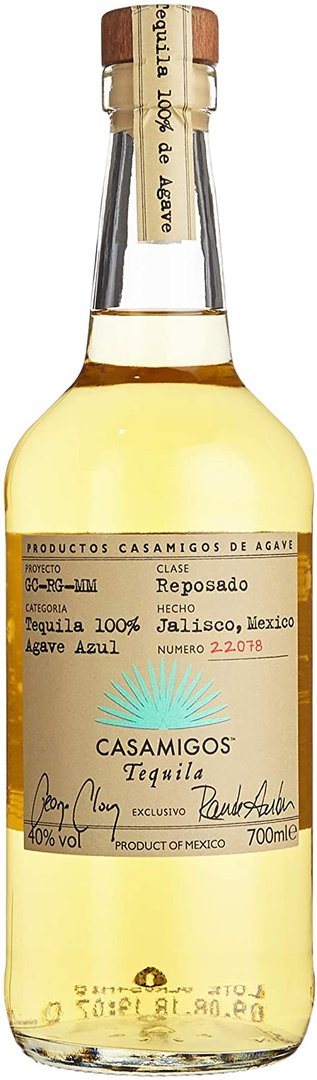 Casamigos Reposado Tequila, Premium Tequila aus 100 Prozent Agave (0,7 L) 40% Vol.