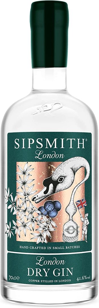 Sipsmith London Dry Gin samtiger und charaktervoller London Dry Gin (1 x 0.7 l)