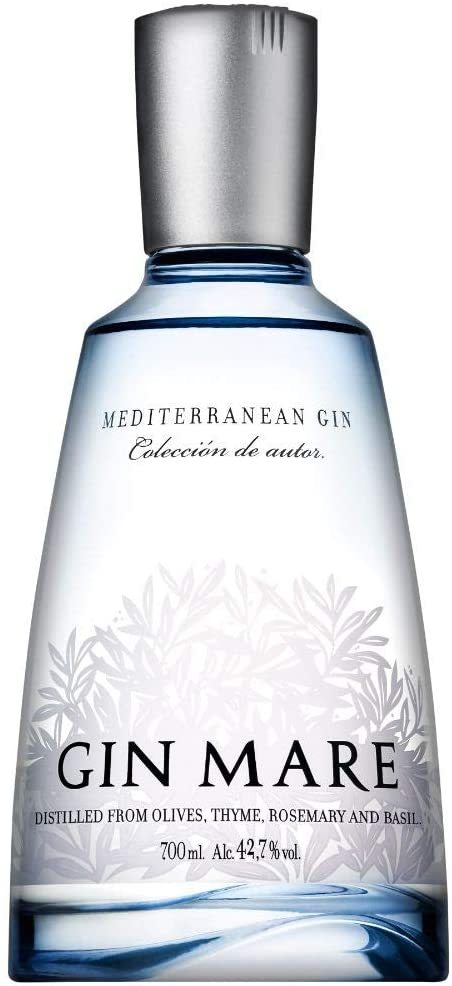 GIN MARE (0,7 L) 42,7% Vol. – Würzig-aromatischer Gin aus Spanien