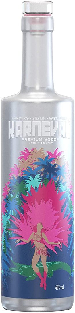 KARNEVAL VODKA Premium Wodka Made in Germany (0,5 L) 40% Vol.